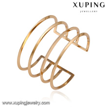 51621- Xuping más nuevo modelo manguito brazaletes últimas mujeres diseños